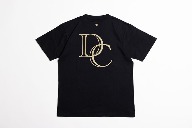 Dics／DC BIGロゴTシャツ　ブラック/ゴールド