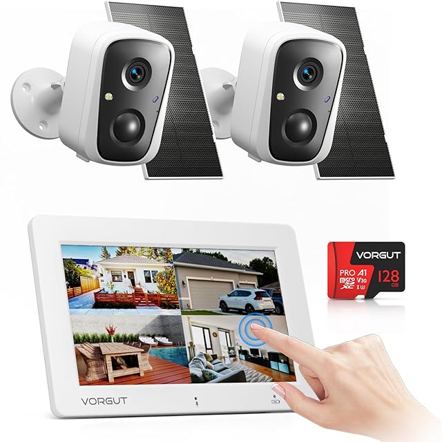 防犯カメラ 屋外 2台 モニター付き ワイヤレス 120°広角レンズ 人体検知 防犯カメラ 屋外 2台 モニター付き ワイヤレス 120°広角レンズ - メルカリ