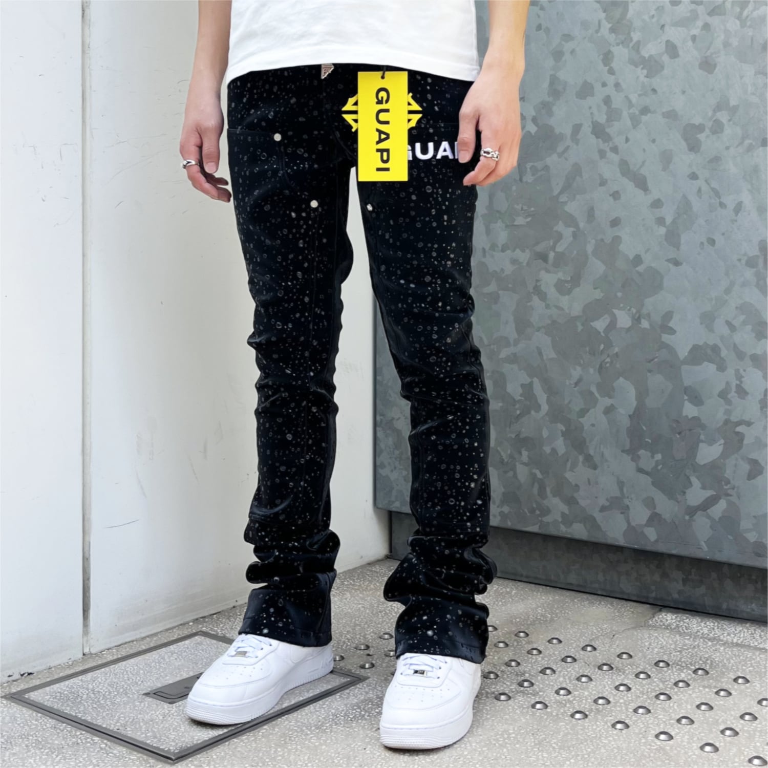 GUAPI / RAINDROP LEATHER PANT | HOLICK