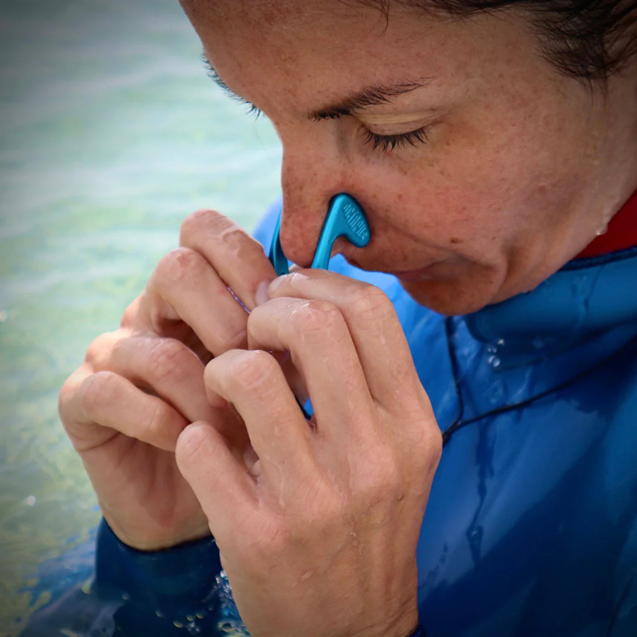 アルミニウムノーズクリップ Aluminum Noseclip - OCTOPUS FREEDIVING