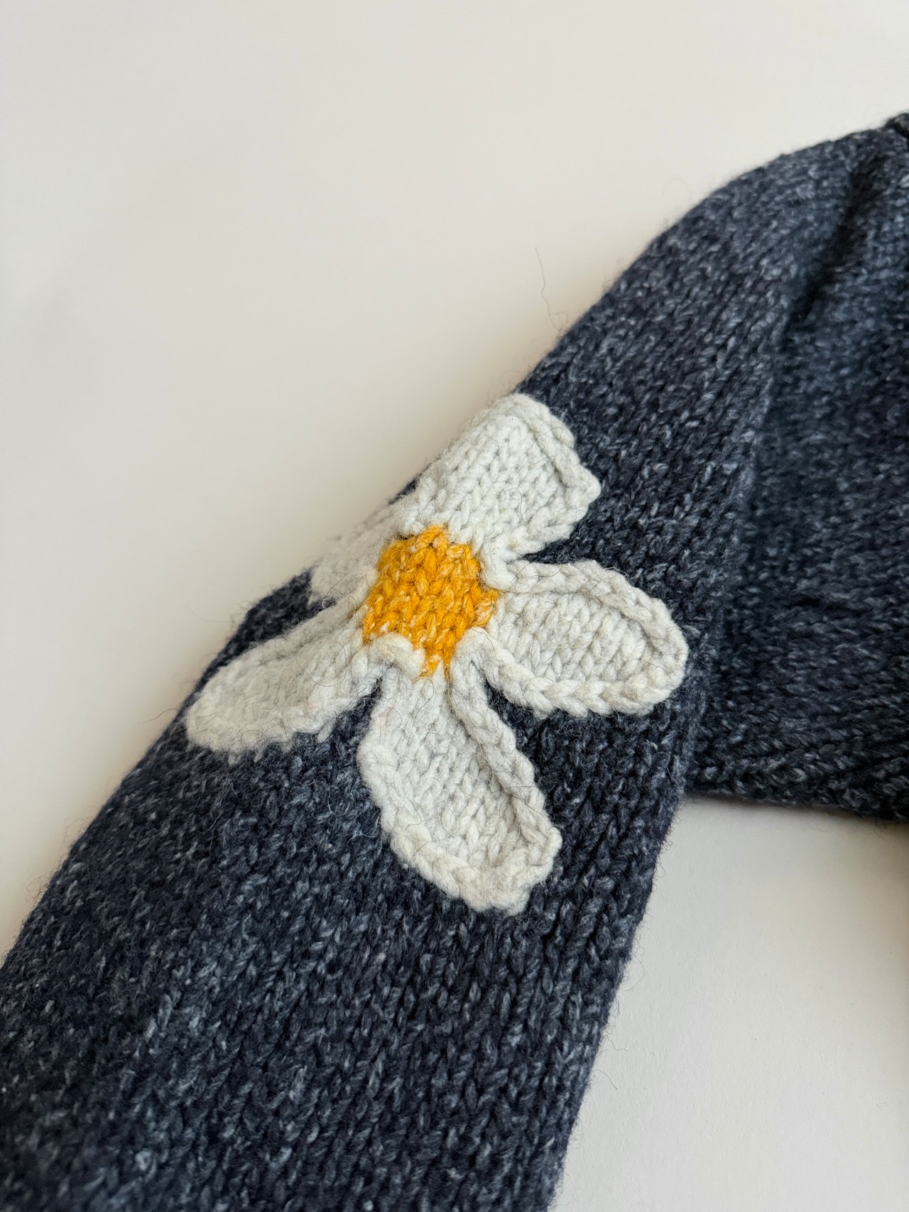 Floral kint cardigan - 10