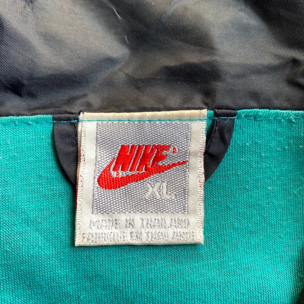 90年代 銀タグ NIKE ナイキ クレイジーパターン ロゴ刺繍 ナイロン 