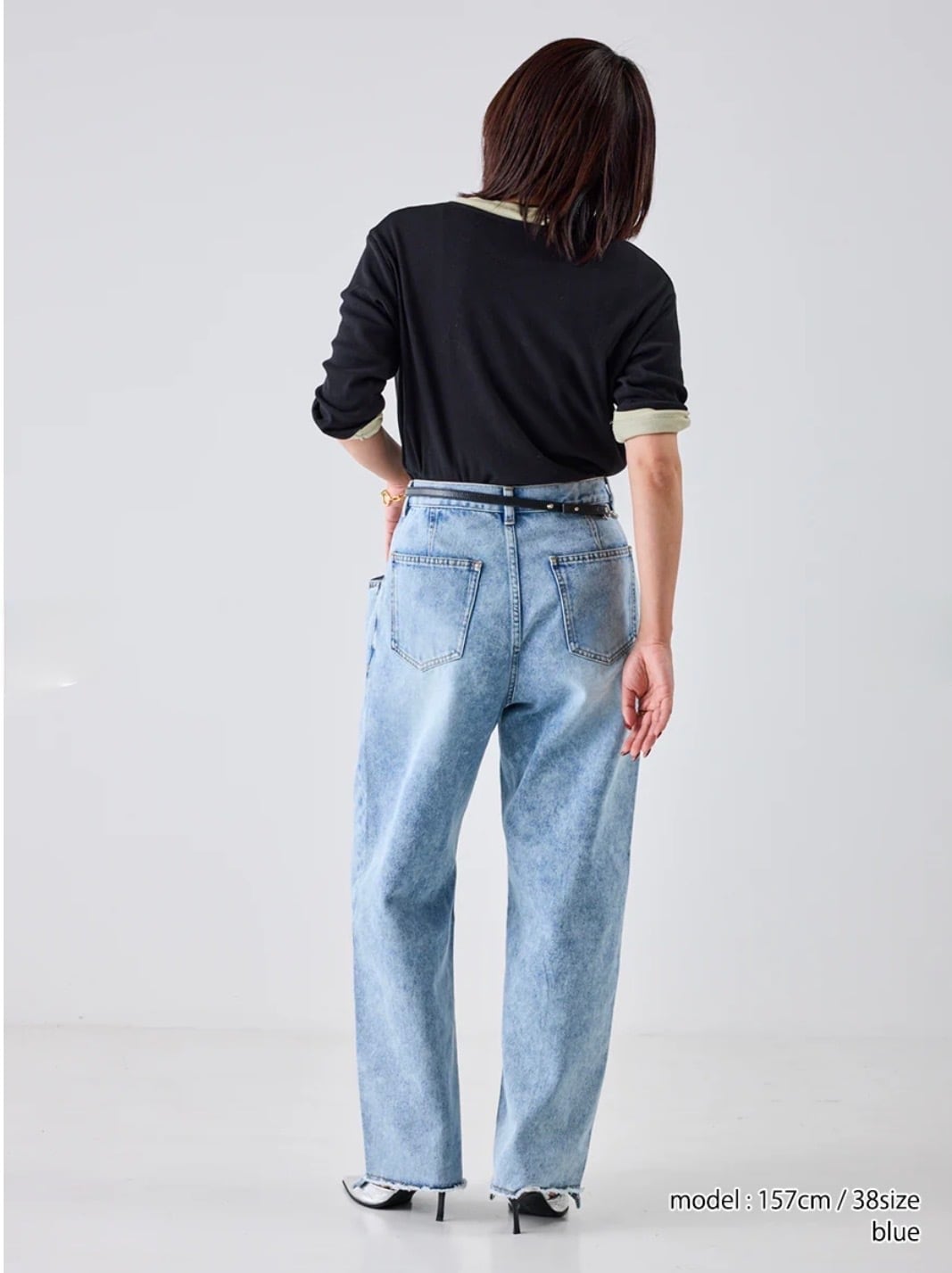 YENN 】 TUCK BELT DENIM PANTS | valance 福井｜レディース セレクト