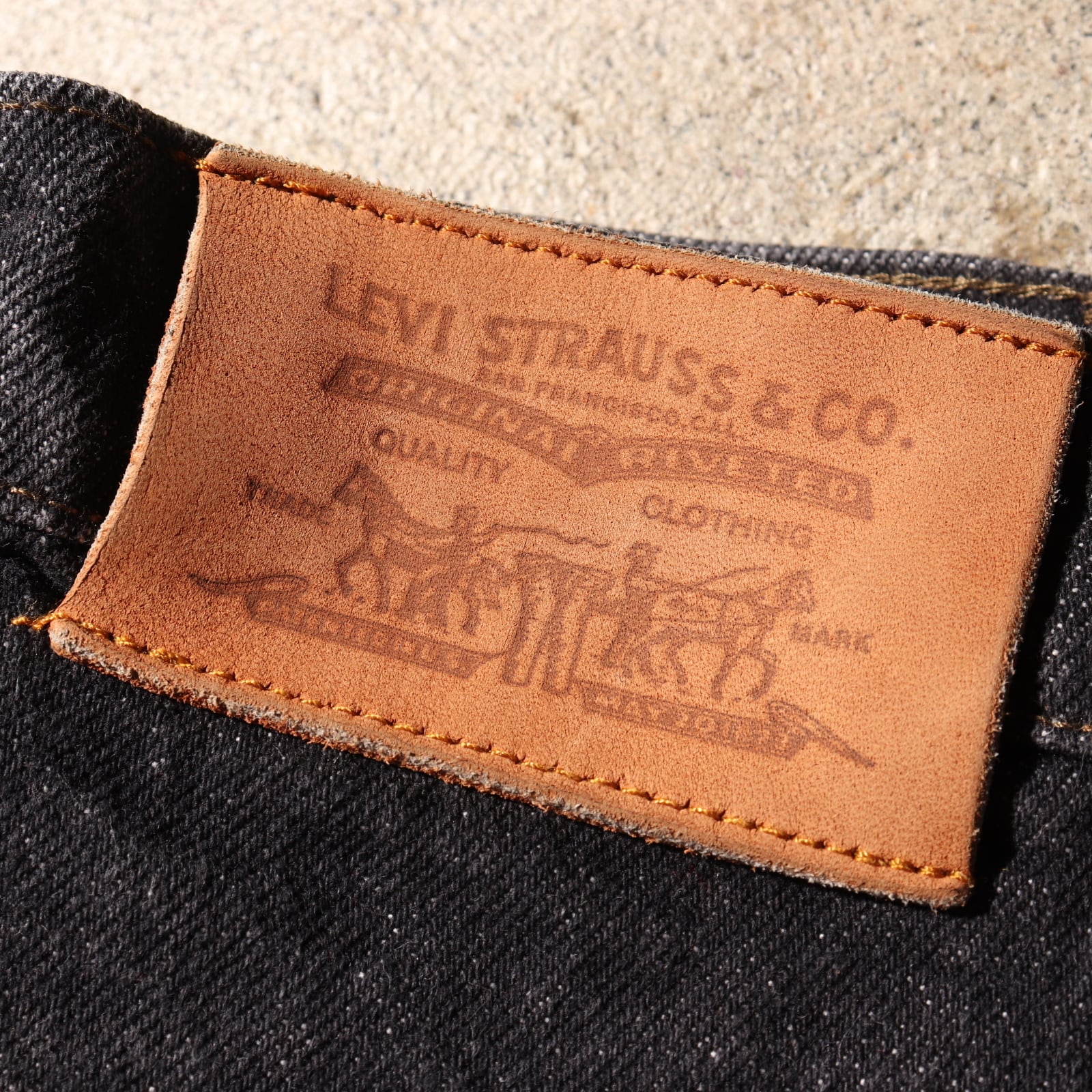 稀少 極美品 32×32 84年 革パッチ Levi