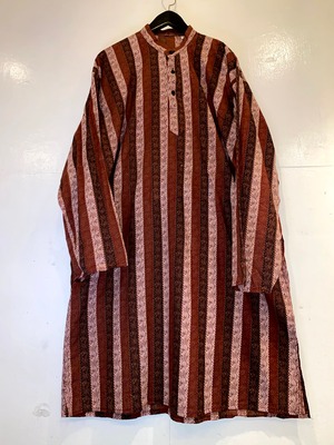 COTTON　カフタンシャツワンピース