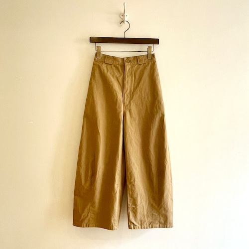 C30514【Tulip Pants】Organic Cotton Twill