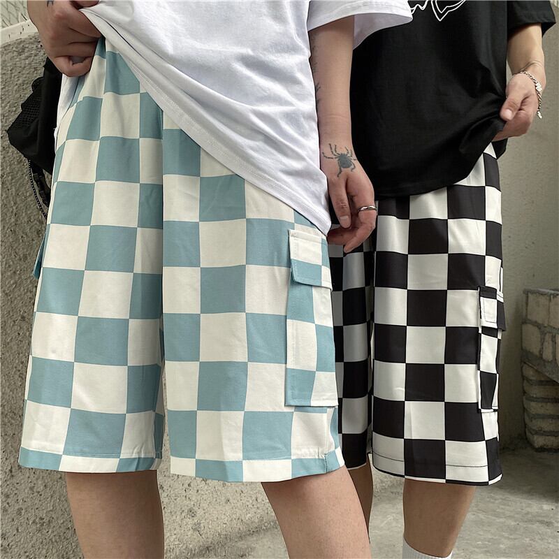 サマールーズカジュアルショーツ レディース格子柄パンツ スタイル かわいい 夏物 ブルマー ケッペル7388848358