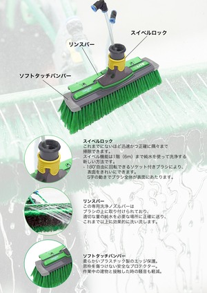 nLITE®︎パワーブラシ コンプリート 【先割れタイプ】　41cm