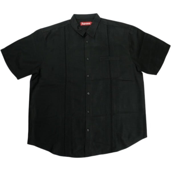 Size【XL】 SUPREME シュプリーム 26SS Pintuck S/S Shirt Black 半袖