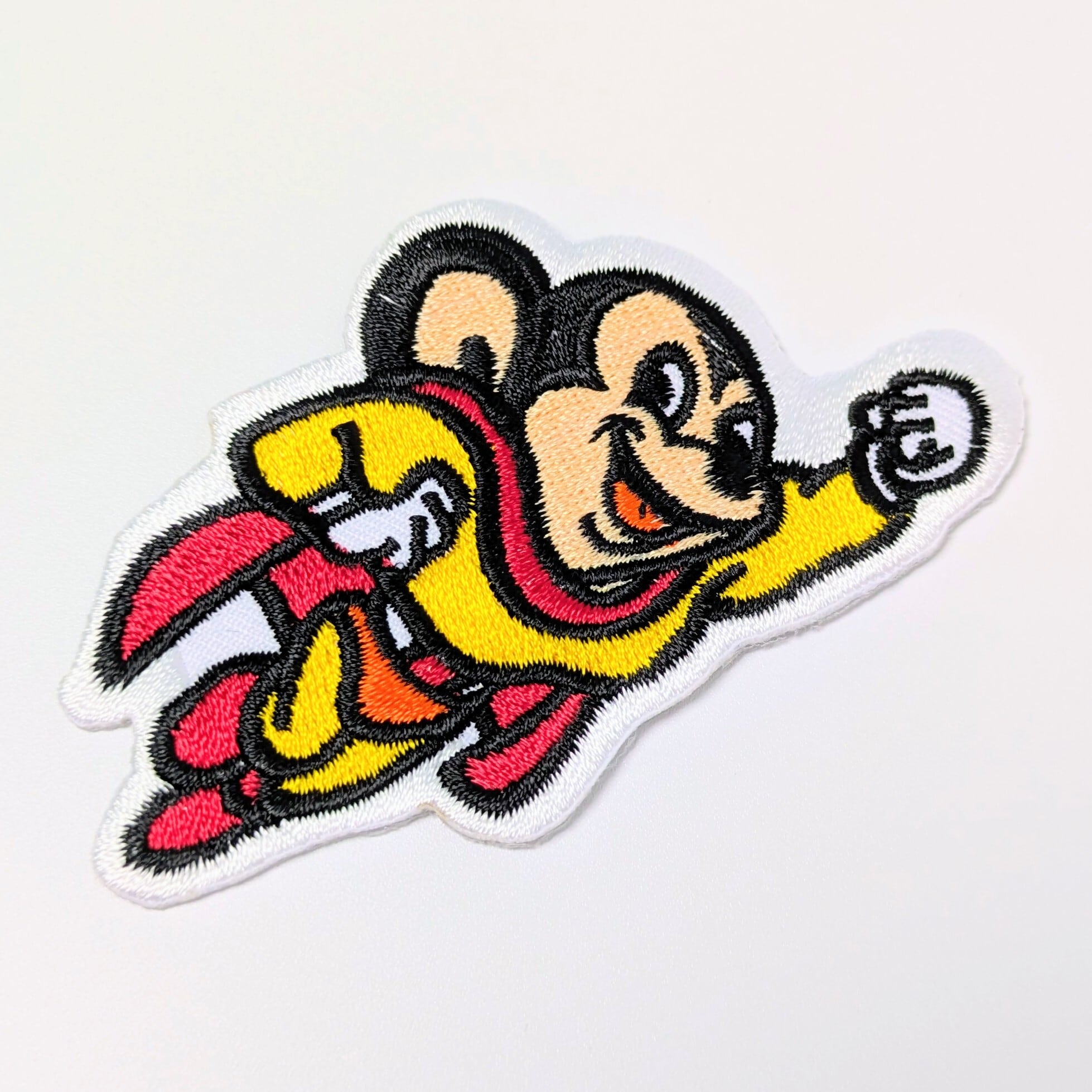 送料無料！ ★刺繍アイロンワッペン★【 Mighty Mouse （マイティマウス）】 〚アメリカン雑貨 アメトイ〛