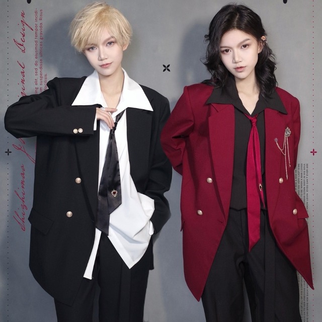 サブカル 服 地雷系 通販  男装ファッション ゴシック ジャケット イベント 舞台衣装 男装カフェ