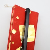 舞扇子 踊り用 9寸5分 ホログラム 金流水 小石 黒塗り 赤字 あですがた 扇子 せんす よさこい 日本舞踏 舞台 踊り 黒 赤 金 飾り まいせんす まいおうぎ ブラック系 レッド系 ゴールド系