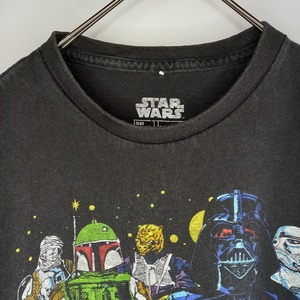 STAR WARS　帝国の逆襲　クルーネック　Tシャツ　ダースベイダー　黒