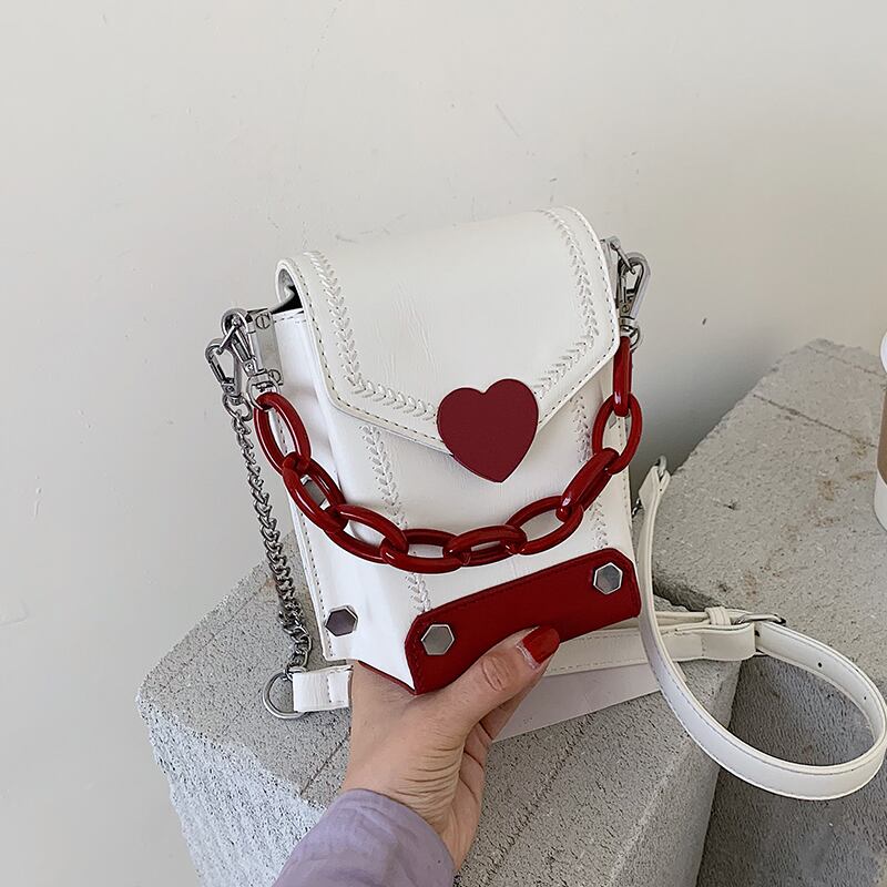 サマーレディーススモールバッグ2020ニューウェーブインワイルドチェーンショルダーメッセンジャーバッグテクスチャーファッションバケットバッグ Tiancai_Wing_Bag6483689