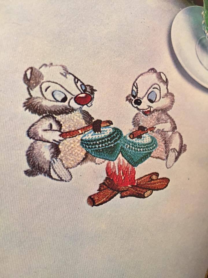 昭和レトロなディズニー手芸本 ディズニーのフランス刺繍 絶品