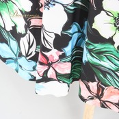 社交ダンス 衣装 スタンダード スカート レッスンウェア 練習着 gentil ジャンティ 黒 白 緑 水色 ブラック系 ブルー系 グリーン系 ホワイト系 花柄 ダンス衣装 フレアスカート 伸縮性 おしゃれ フォーマル パーティー レディース 練習着 お洒落 ダンス用スカート かわいい スポーティー スカート丈90cm ウエストゴム 光沢感 柔らかい トレーニング シンプル プレイフル