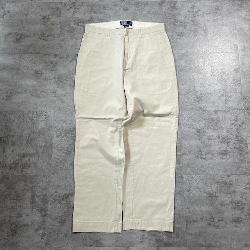 90-00s Ralph Lauren 33/30 ベージュチノパンツ