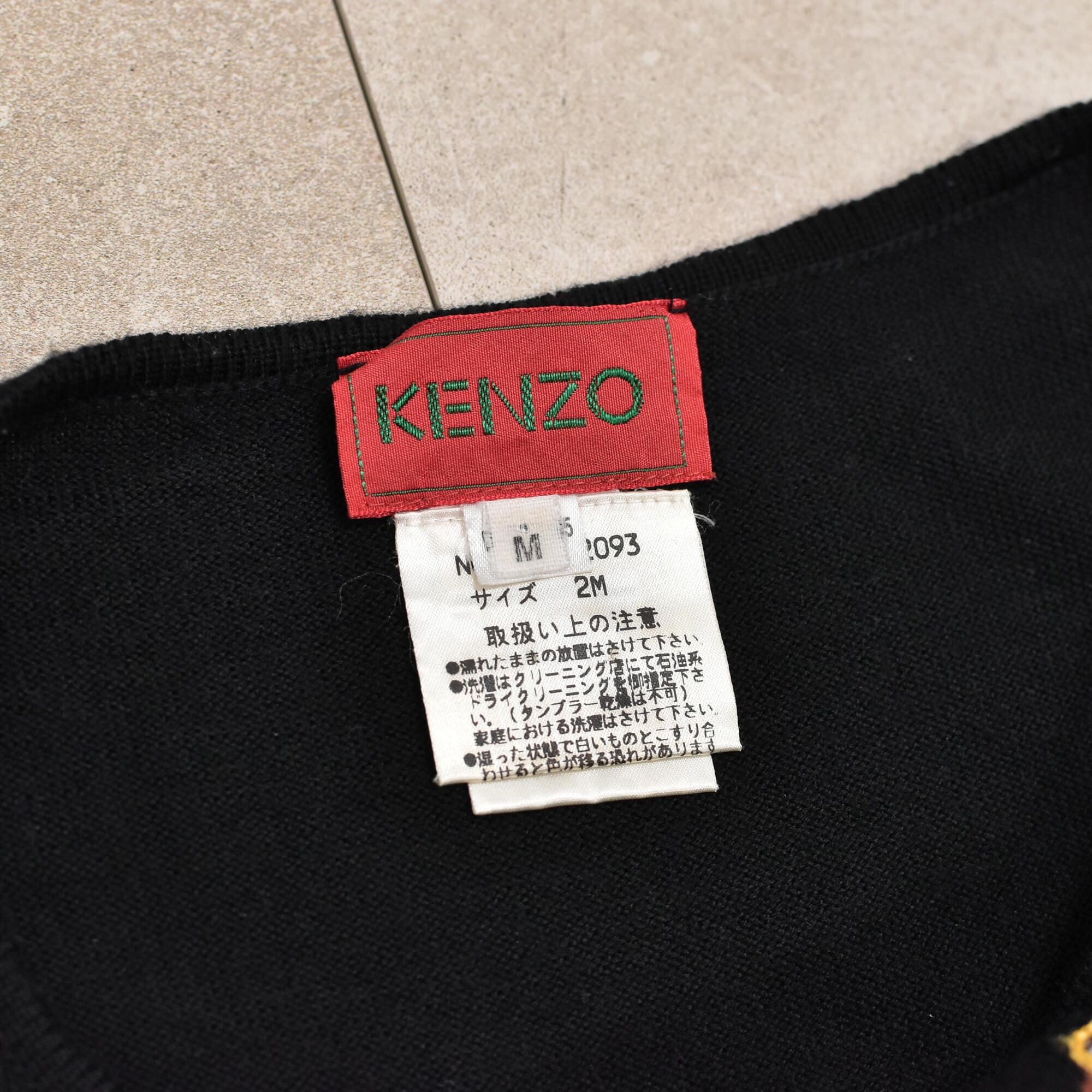 80～90s KENZO embroidery sweater | 古着屋 grin days memory 【公式 