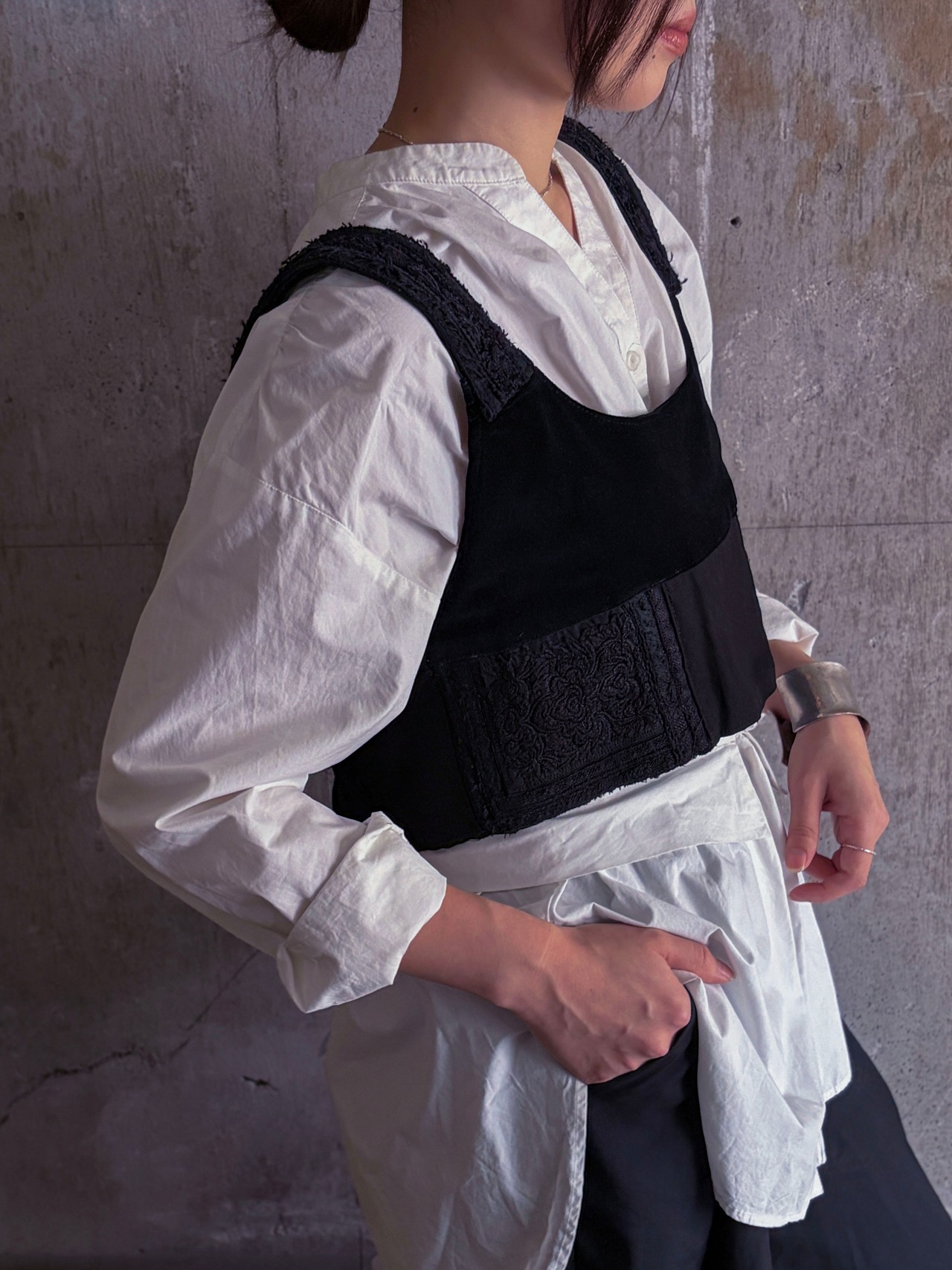 tay Original【BLACK and RE-SEW】／Vintage Miao bustier