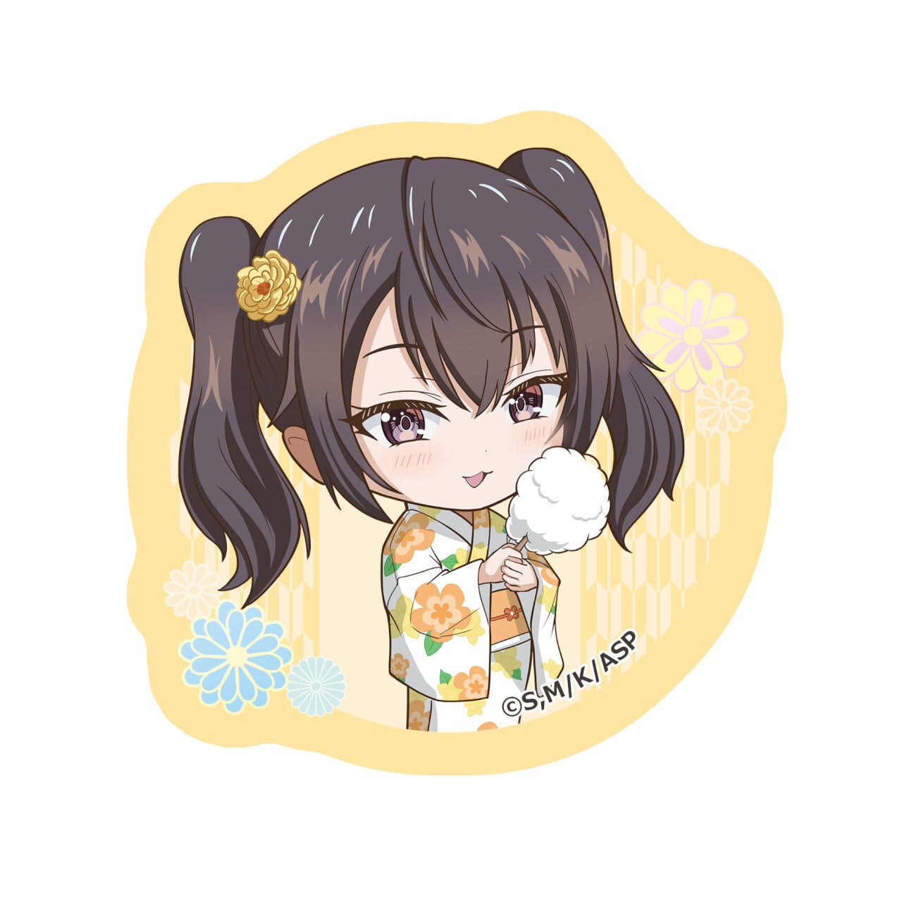 【4571576731002予】時々ボソッとロシア語でデレる隣のアーリャさん 【描き起こし】ダイカットクッションコースター 有希(浴衣)