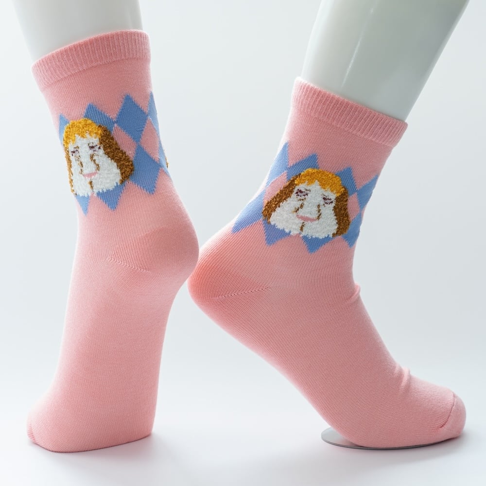 ハウルの動く城 靴下・ソックス 23~25cm(マシュマロ/0099)