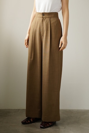 TUCK WIDE TROUSERS 【CA3S-P396】