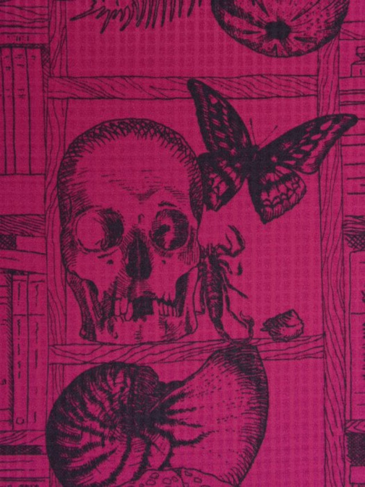 【受注商品】Rumi Rockきもの「ドラコニアサロン」オペラピンク　[A559]