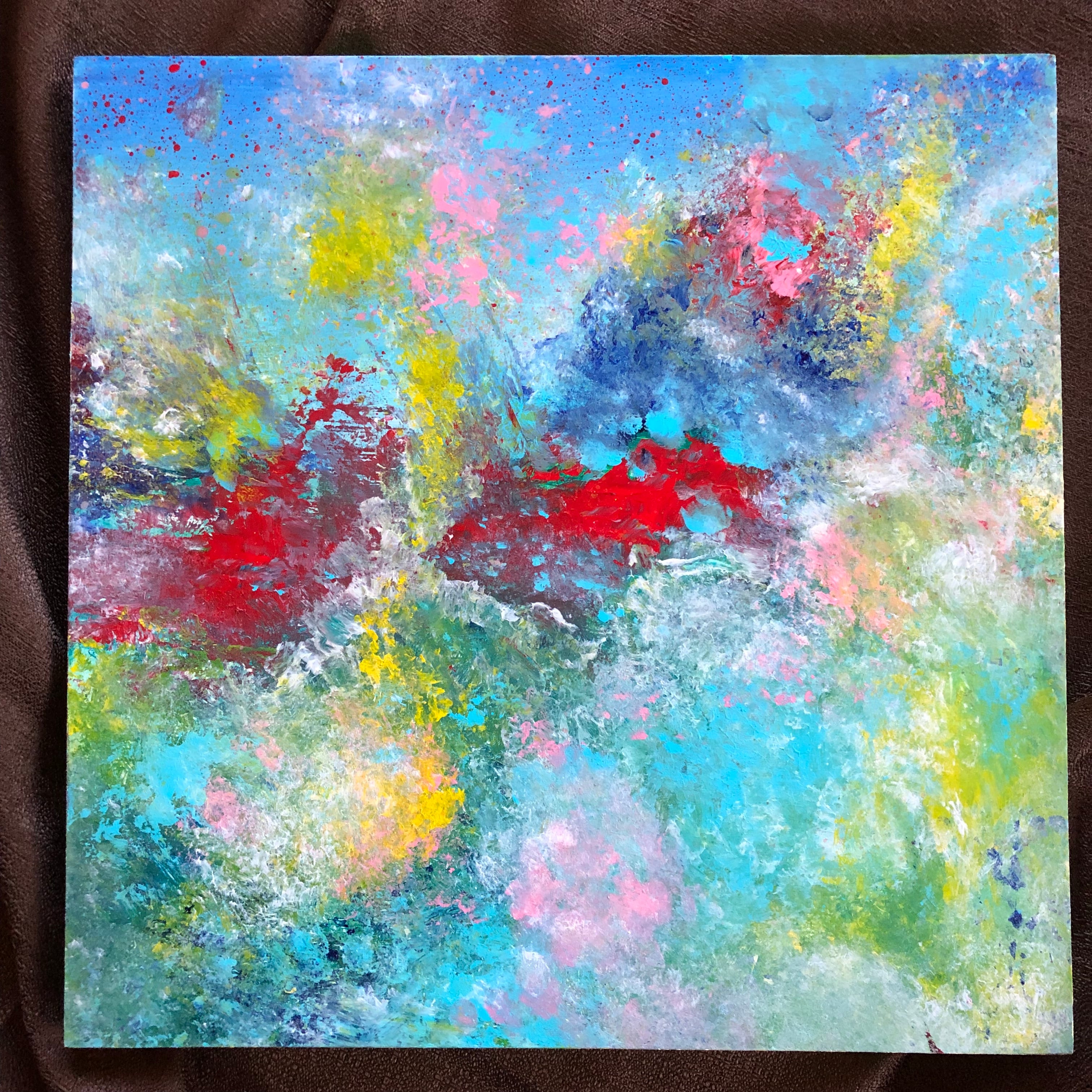 20240225 無題　P6号　アート　抽象画　アクリル絵の具　アナログ 20240225 無題 P6号 アート 抽象画 アクリル絵の具 アナログ 【公式通販】