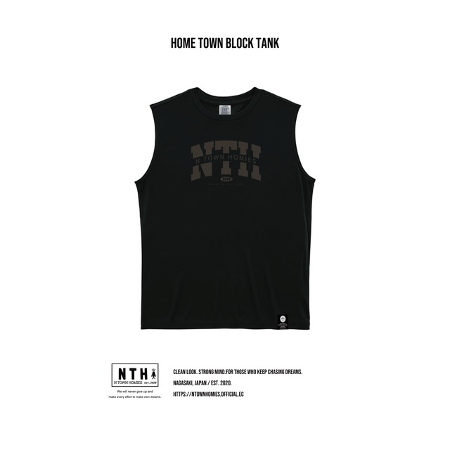 HOME TOWN BLOCK TANK color Black