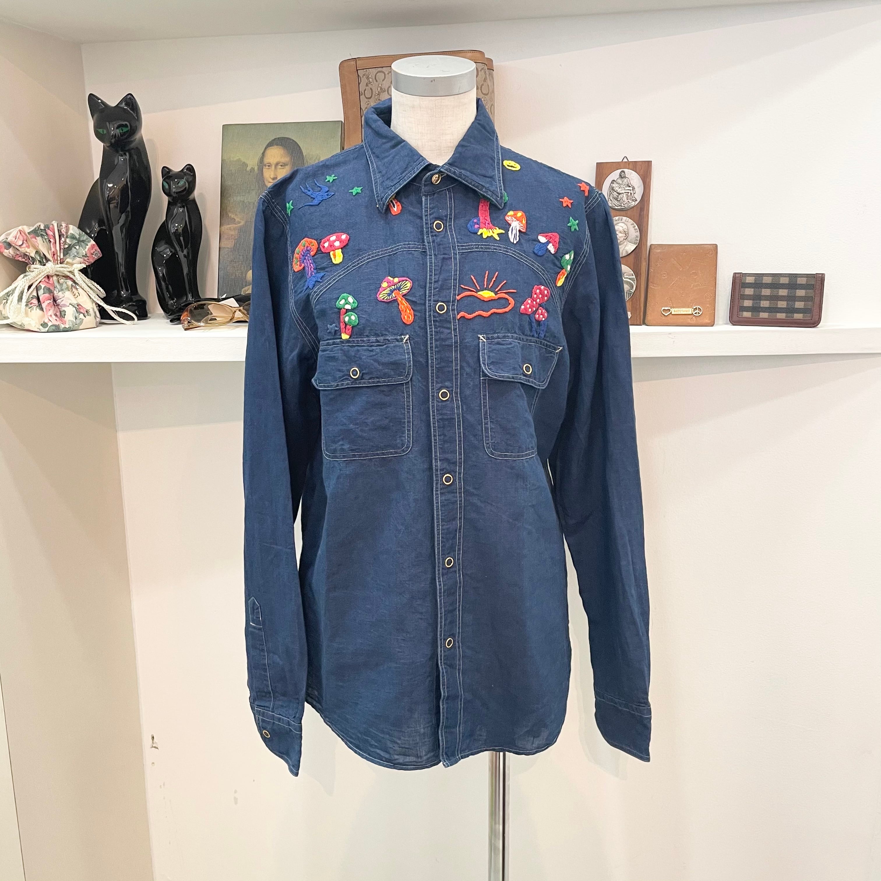 paul smith/denim/jacket/outer/ポールスミス/デニム/刺繍/ジャケット