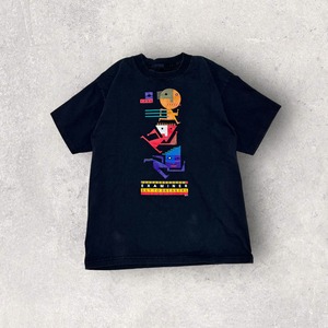 "90's Examiner Bay to Breakers" print t-shirt