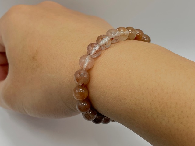 スタンダードブレスレット（レッドルチルクォーツ）