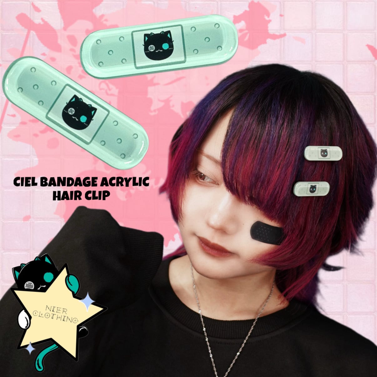 青*ク様 NieRクロージングデザイン トップス4点セット TRIPLE DESIGN SUPER OVERSIZE SHIRT【FACE×ROSE×CRASH】 | NIER CLOTHING
