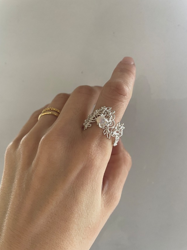 chiiiiiiico    曲芽オパールリング