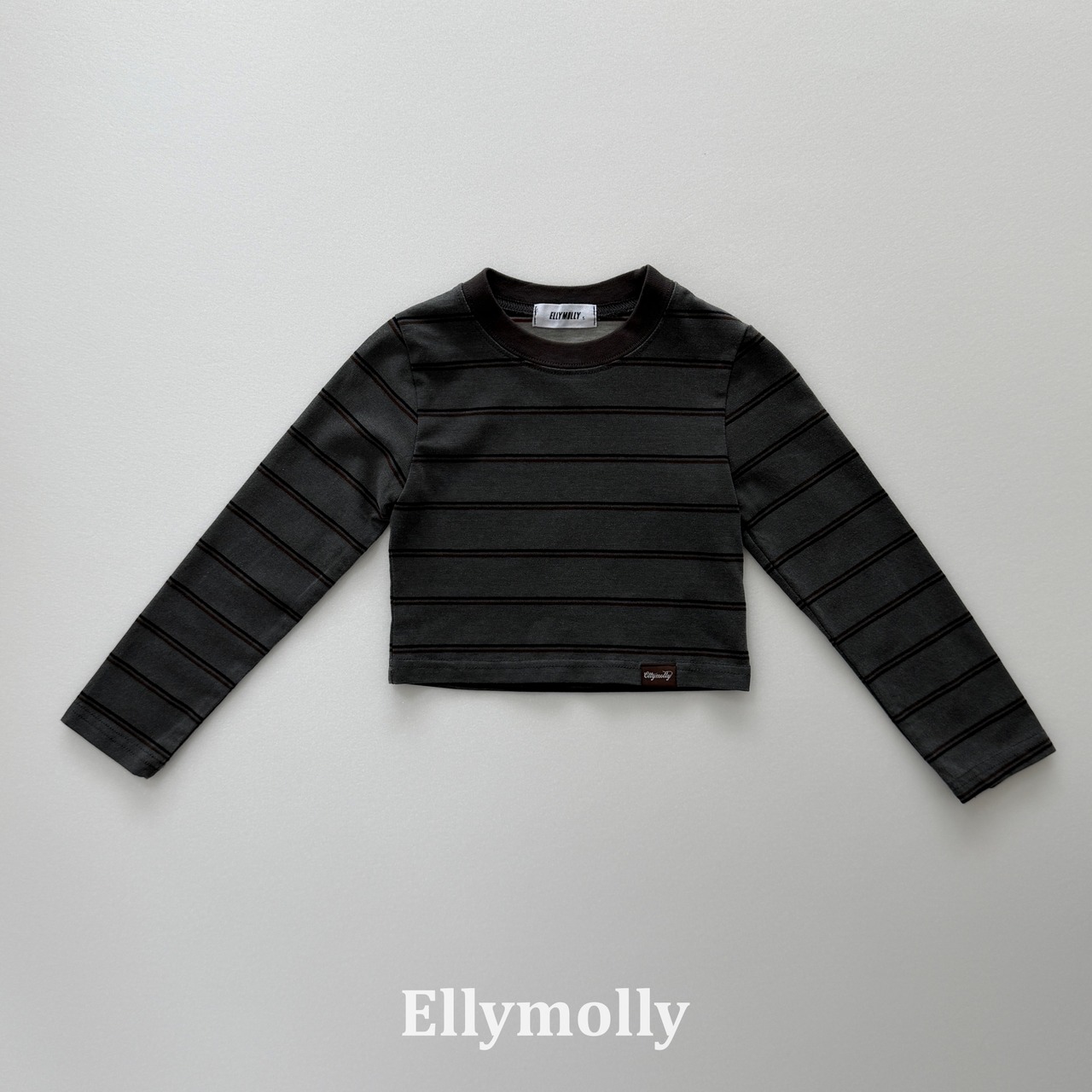 韓国子供服 / 26Autumn / ELLY MOLLY / ディバピグクロップTシャツ / 秋服 *5~15*