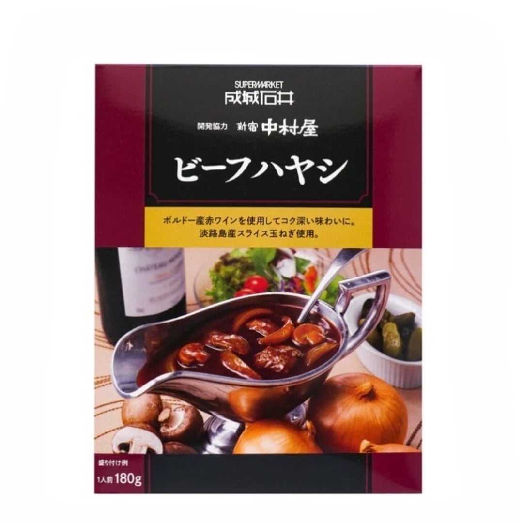 〈成城石井〉成城石井&新宿中村屋 ビーフハヤシ 180g