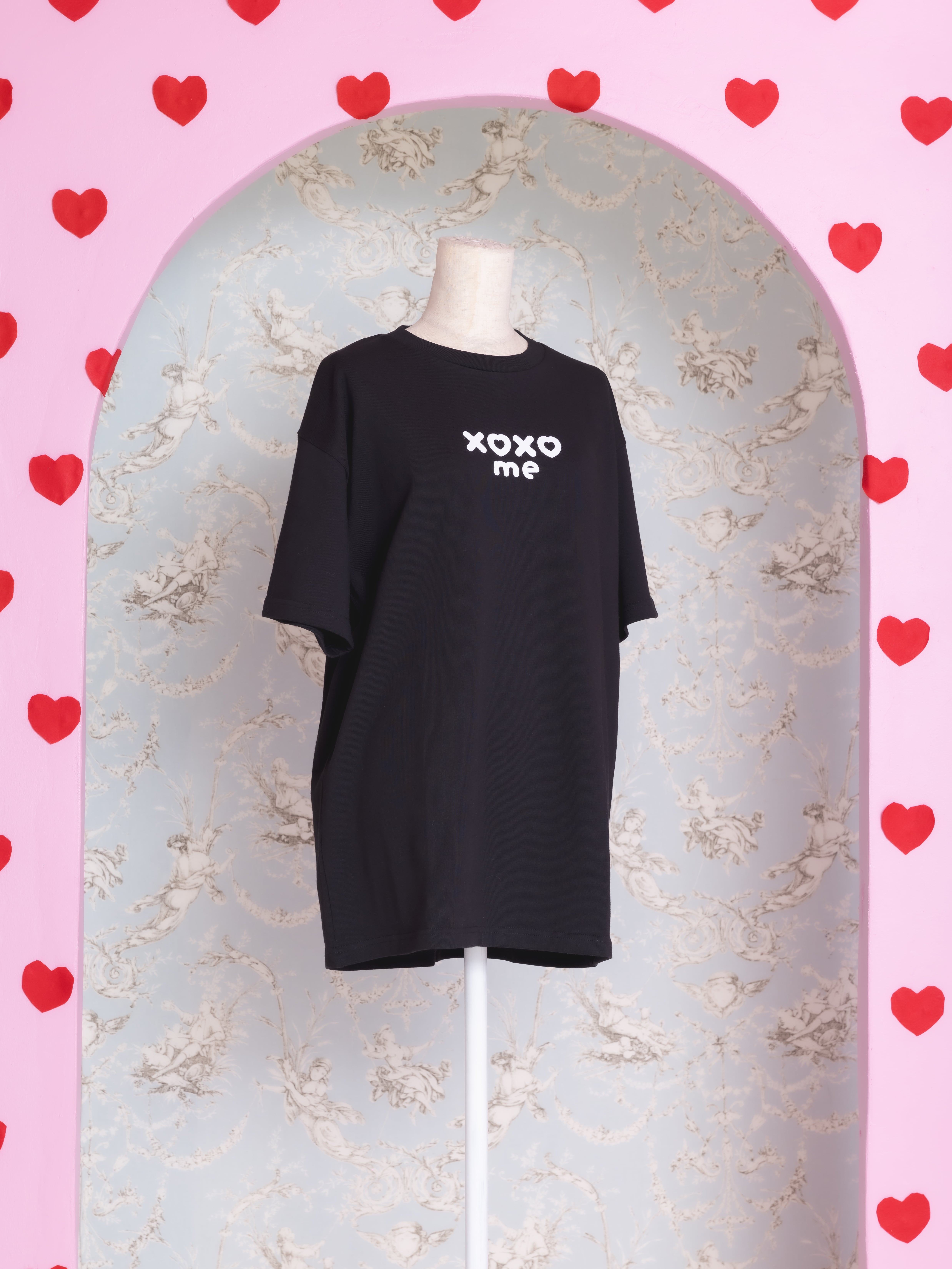 xoxome ロゴプリント オーバーサイズTシャツ プリントオーバーサイズTシャツ - ライトベージュ／Cruising