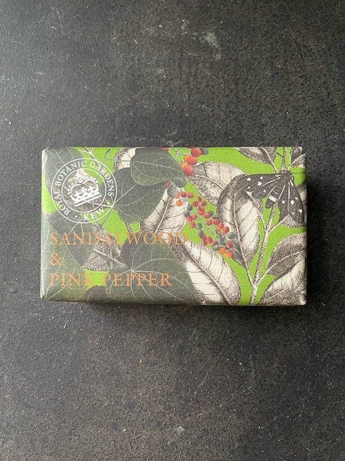 【English Soap Company･KEW GARDEN】Luxury Shea Soaps　Sandalwood & Pink Pepper