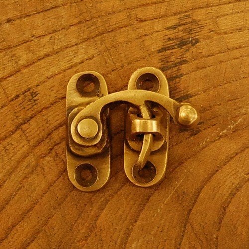 ドアラッチS【Locks】2F-387 ブラス錠前 lockparts 真鍮金具 ロック