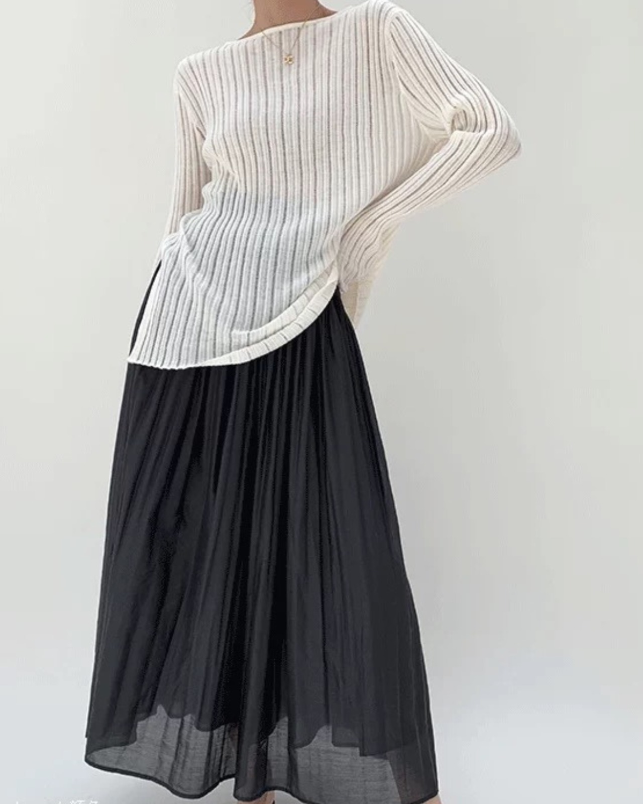 シアーリブスリットニット A0414 - 8