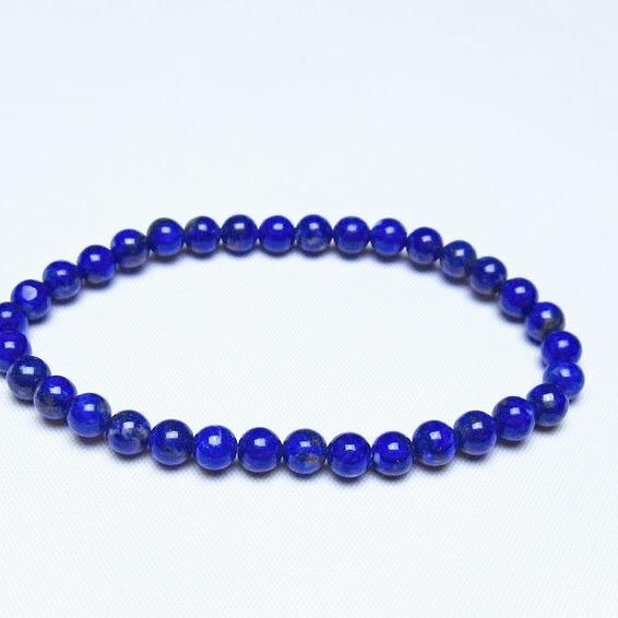 ラピスラズリ ブレスレット 5mm 一点物 メール便可 [M便 1/10] 111-48425