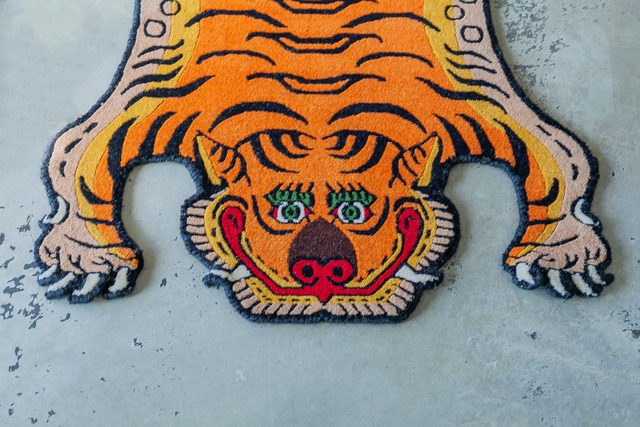 Tibetan Tiger Rug 《Sサイズ•ウール013》チベタンタイガーラグ