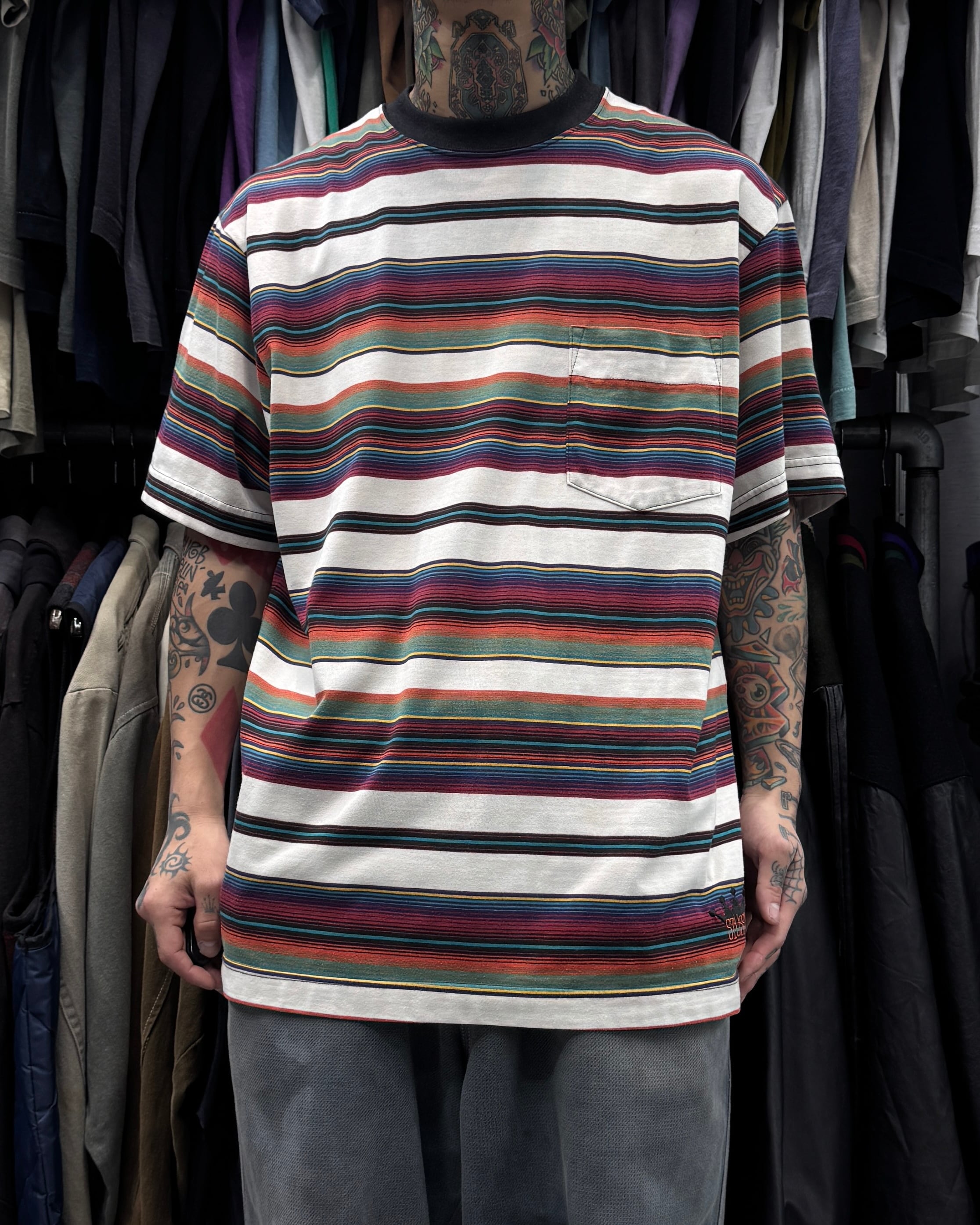 00's old stussy × MASH S.F. Design Photo Tee【Other Side店】 | curb