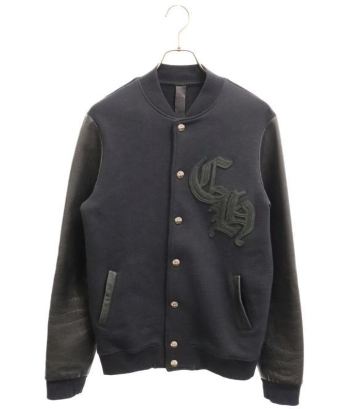 CHROME HEARTS クロムハーツ Letterman Jacket クロスボールボタン 