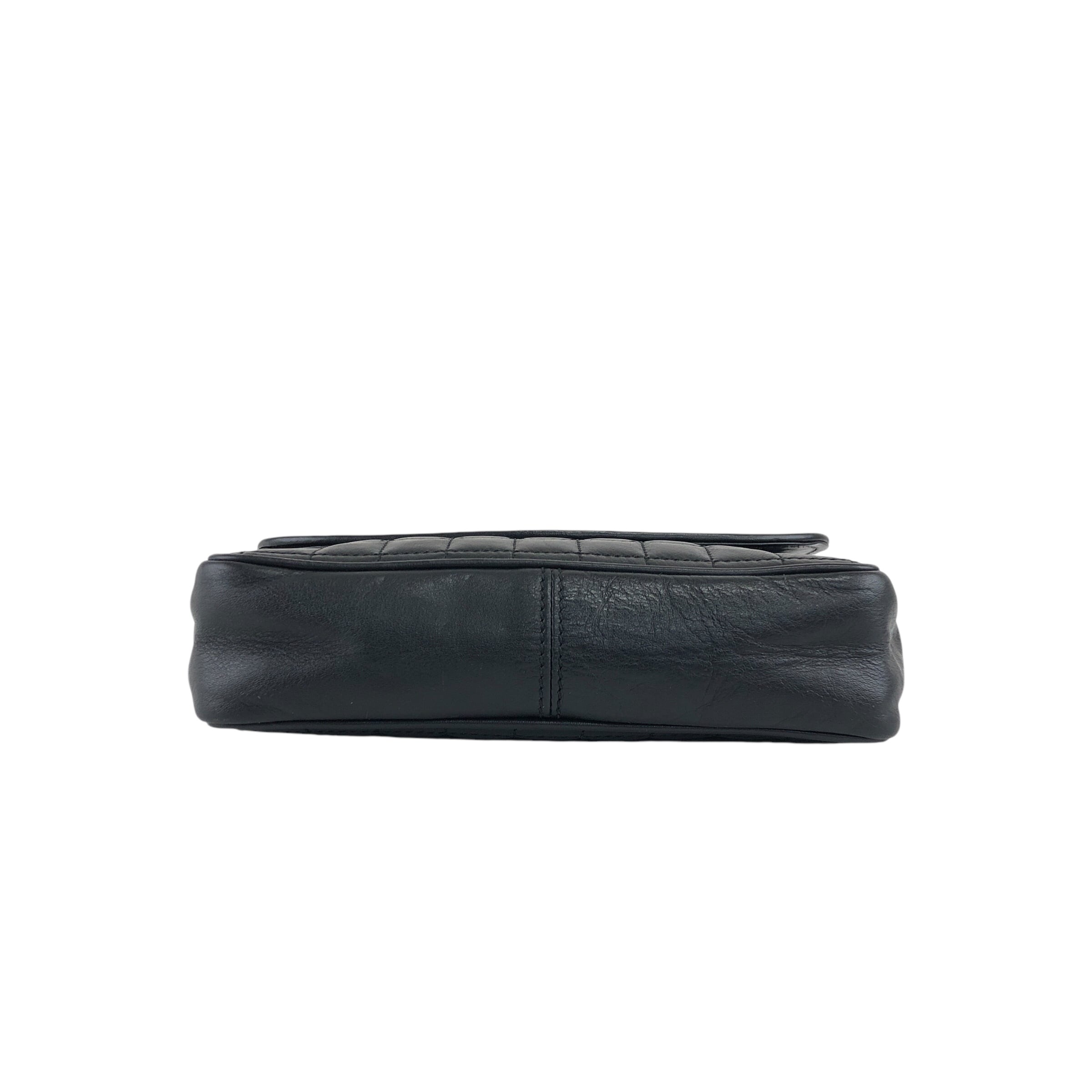 ★CELINE セリーヌ   ショルダーバッグ ブラック ブラゾン レザー バイアステッチ 5jizvf CELINE セリーヌ ショルダーバッグ ブラック ブラゾン レザー バイア
