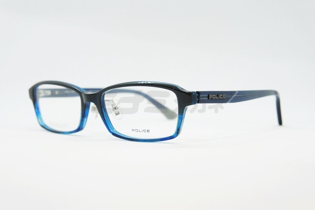 POLICE 眼鏡 POLICE メガネ VPLG93J COL.0D79 スクエア ポリス 正規品 | ミナミ