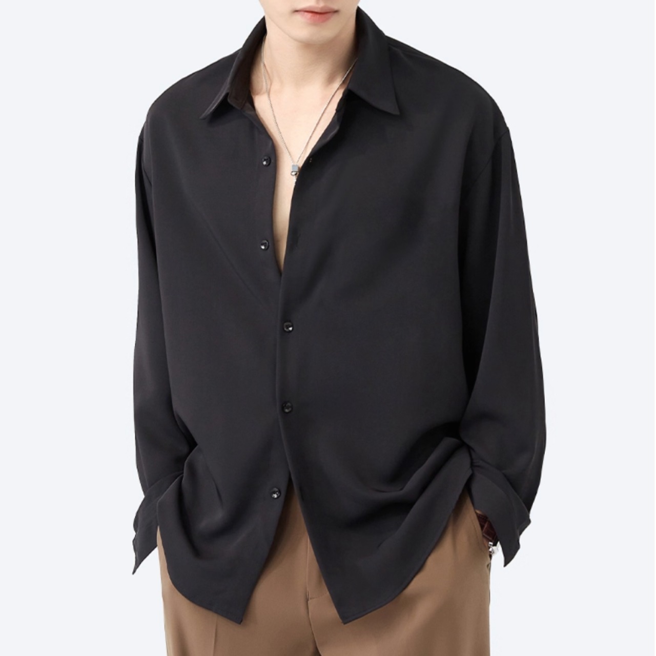 レギュラーカラー ボタンダウンシャツ af0259