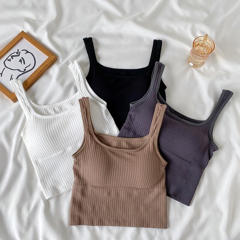 ブラックショートトップス ワイドショルダー YY-ファッション53891545709