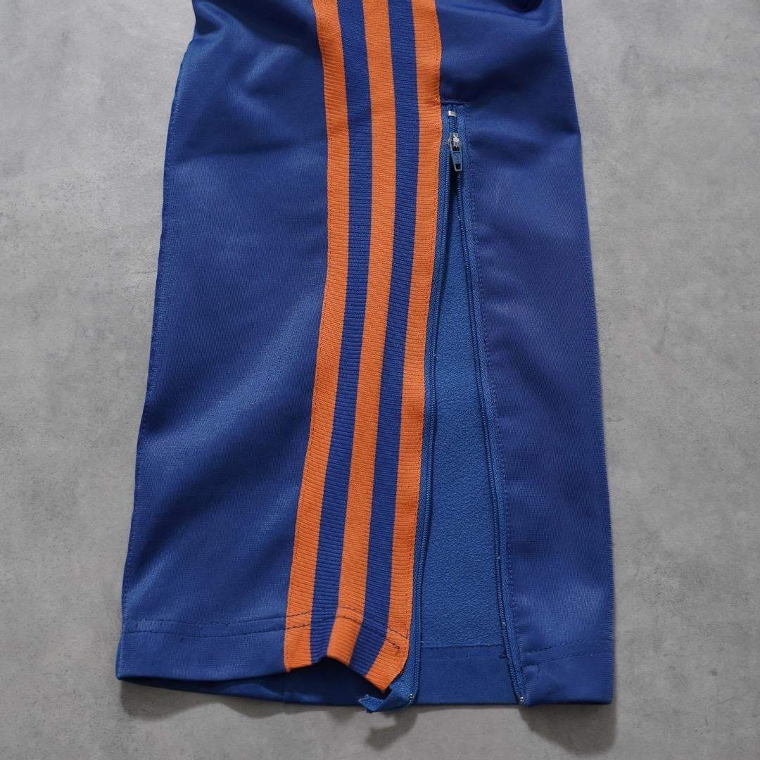adidas アディダス トラックパンツ 刺繍 古着 青 オレンジ 16283 | fuufu