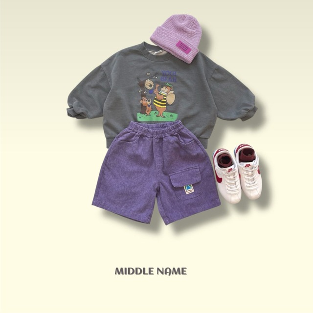 《送料無料》予約:ハニーベアトレーナー【MIDDLENAME】※ジュニアサイズ